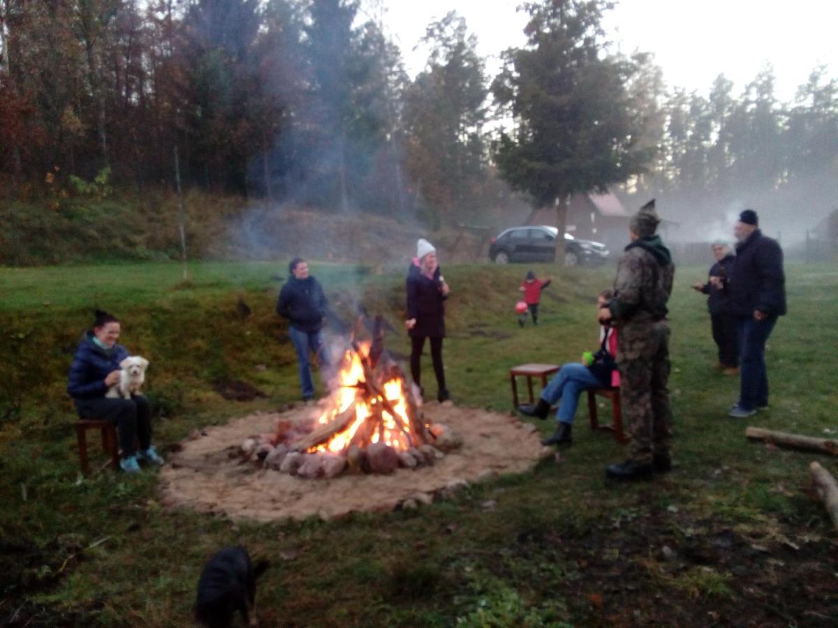 Domki Wczasowe Mazury - Ferienhaus Masuren - Do 12 Osob - Idealny Dla Grup Dluzek Kültér fotó